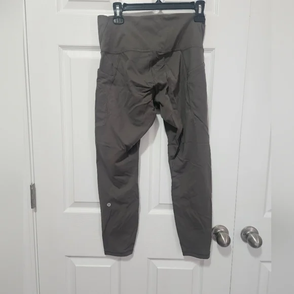 Lululemon Wunder Train High-Rise Tight with Pockets 25" Carob Brown 12 - Picture 4 of 5